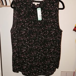 Ulrica Black & Red Flower Blouse